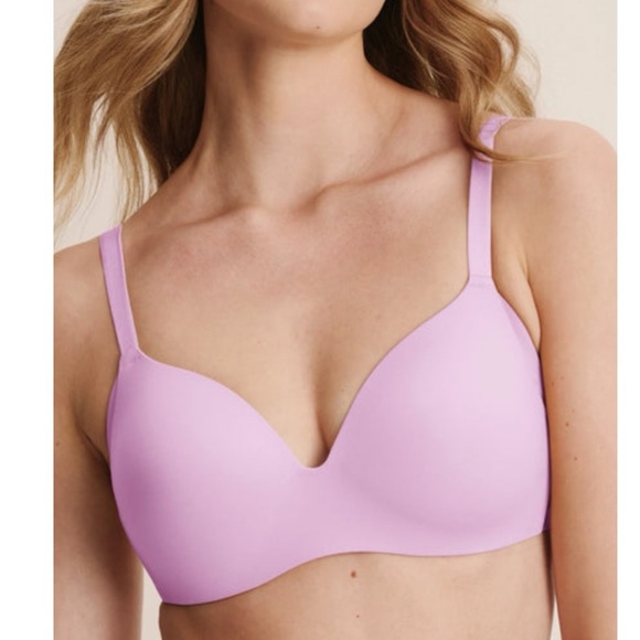 Knix WingWoman Contour Bra Pink Comfort Wireless Womens Size 42E - Picture 1 of 6
